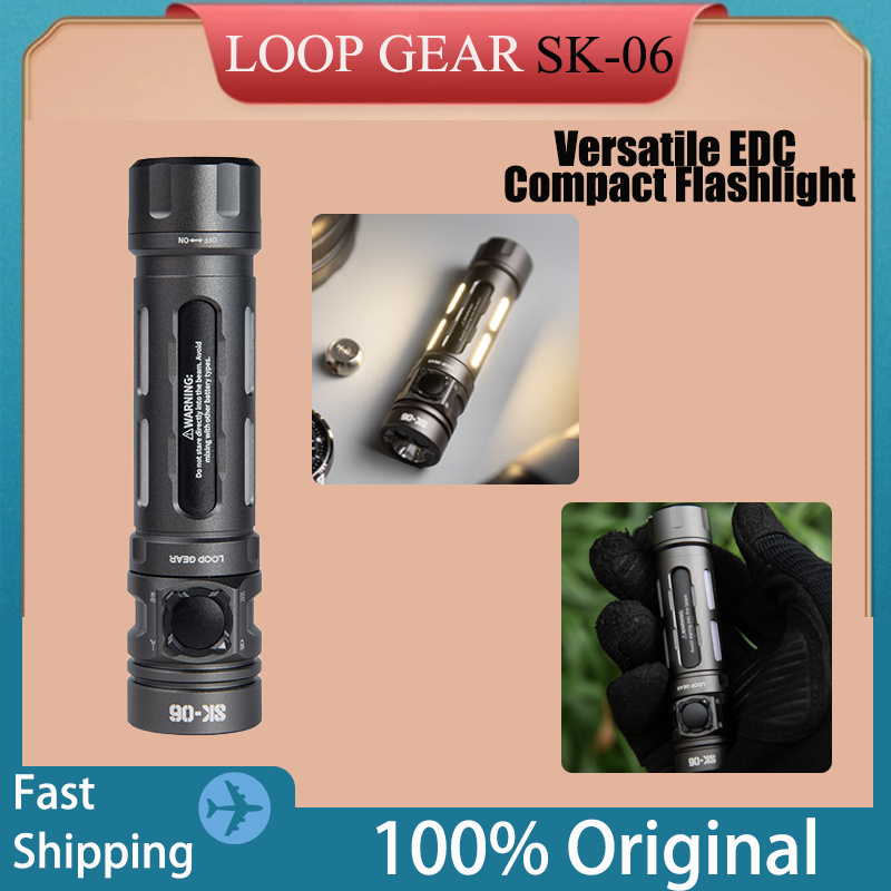 Outdoor Camping Gear Brands - LOOP GEAR SK-06 แบบพกพาอเนกประสงค์ EDC ไฟฉายเลเซอร์แสงยูวี