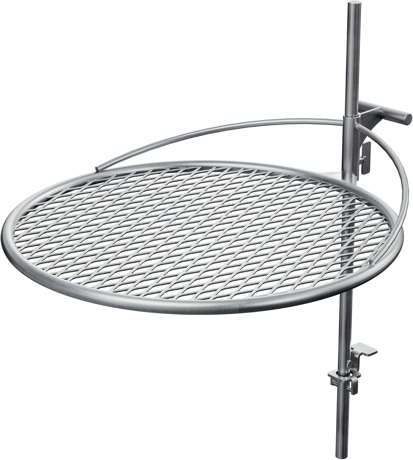 Outdoor Camping Fire Pit - ตะแกรงย่างอาหารสำหรับเตาไฟสแตนเลสขนาด 24 นิ้ว, อุปกรณ์เสริมตะแกรงย่างสำหรับเตาไฟที่ทนทาน, ใช้ได้กับเตาไฟรุ่น X