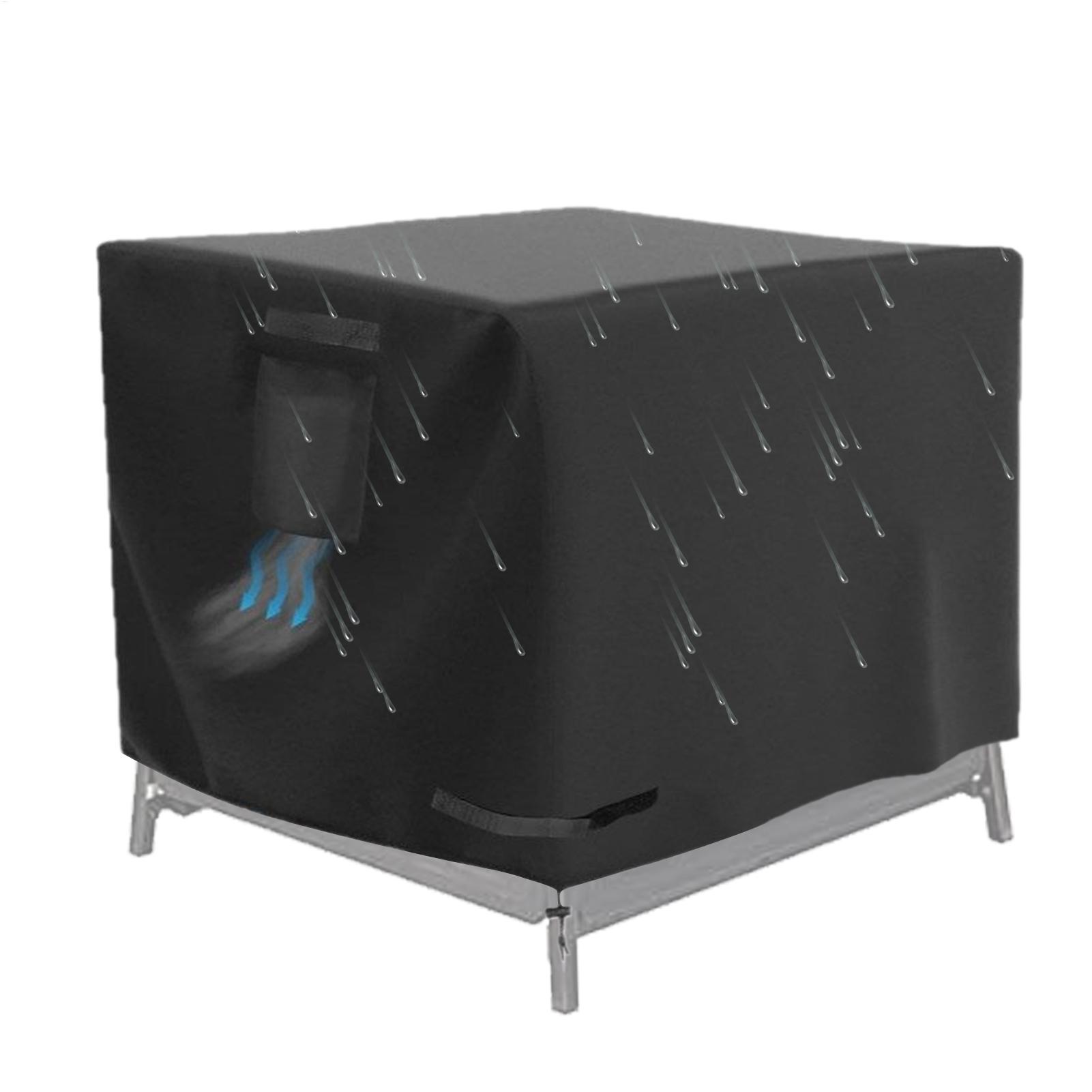 Outdoor Camping Fire Pit - ผ้าคลุมเตาไฟทรงสี่เหลี่ยม ขนาด 30 นิ้ว กันน้ำ สำหรับโต๊ะไฟ