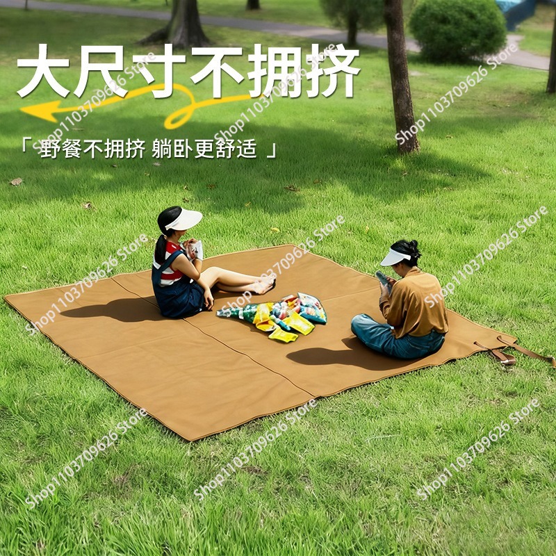 Outdoor Camping Mat Waterproof - เหมาะสำหรับเสื่อกันน้ำกลางแจ้ง, เต็นท์, เสื่อสำหรับตั้งแคมป์, ผ้าอ็อกซ์ฟอร์ดกันความชื้นแบบหนา, เสื่อปิกนิกที่ทนทานต่อการสึกหรอ