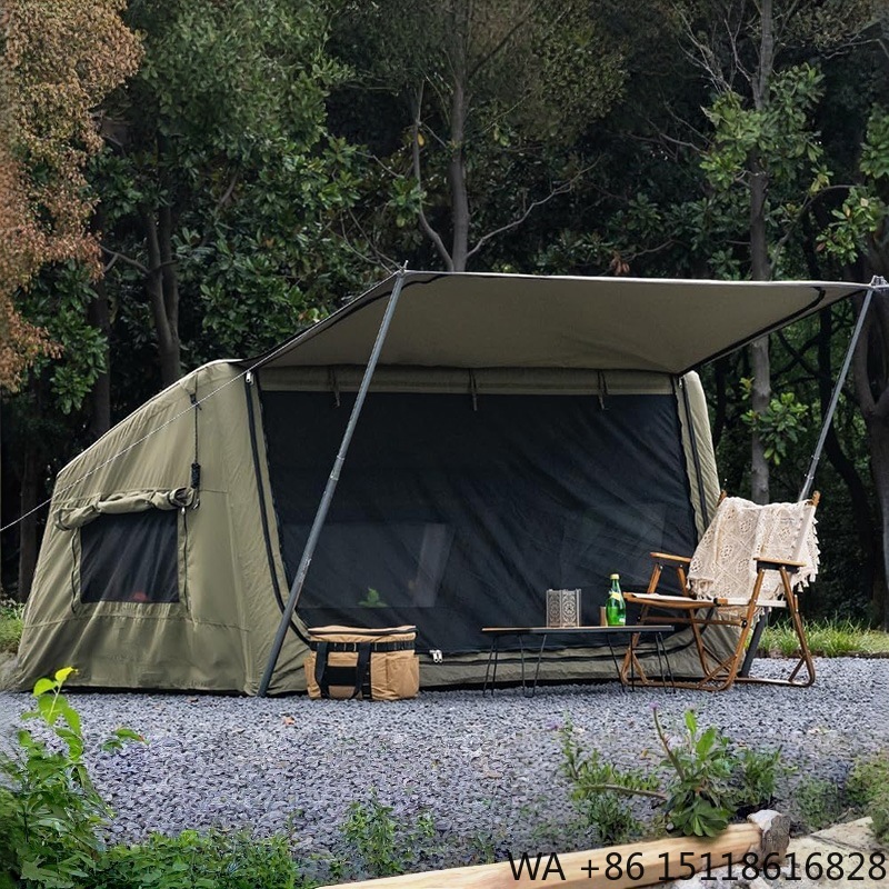 Outdoor Camping Furniture - เต็นท์แคมป์ปิ้งอัตโนมัติพองลมสำหรับกลางแจ้ง สำหรับงานปาร์ตี้ ใช้ได้ทุกฤดู กันน้ำ ทนไฟ ทำจากผ้าฝ้าย