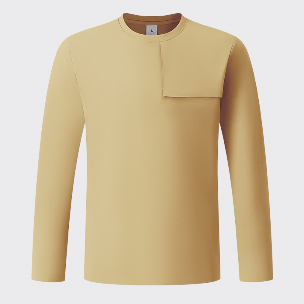 เสื้อยืดแขนยาวผู้ชายรุ่นใหม่ปี - Outdoor Camping Logo บทวิจารณ์และราคา
