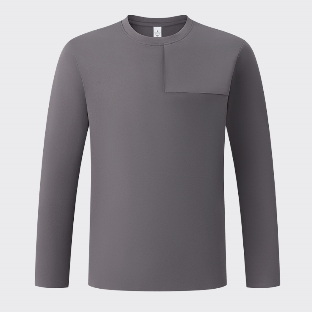 เสื้อยืดแขนยาวผู้ชายรุ่นใหม่ปี - Outdoor Camping Logo บทวิจารณ์และราคา