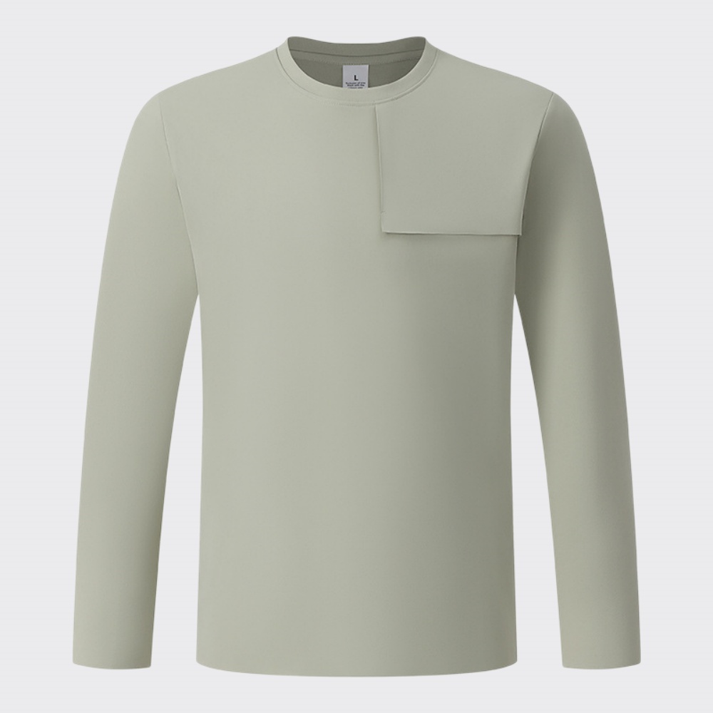 เสื้อยืดแขนยาวผู้ชายรุ่นใหม่ปี - Outdoor Camping Logo บทวิจารณ์และราคา