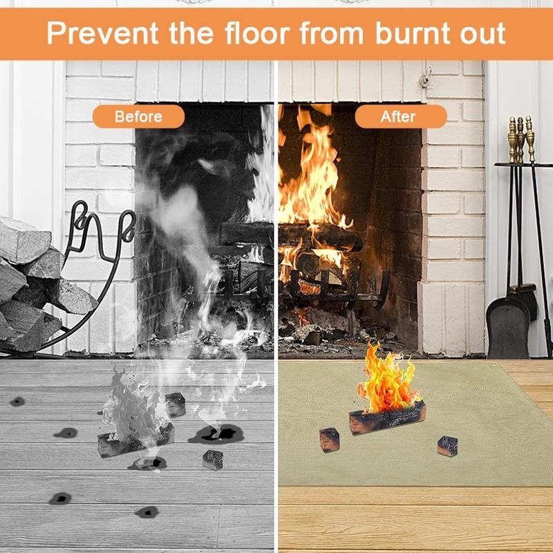 แผ่นรองกันไฟสำหรับตั้งแคมป์ ผ้ - Outdoor Camping Fire Pit บทวิจารณ์และราคา