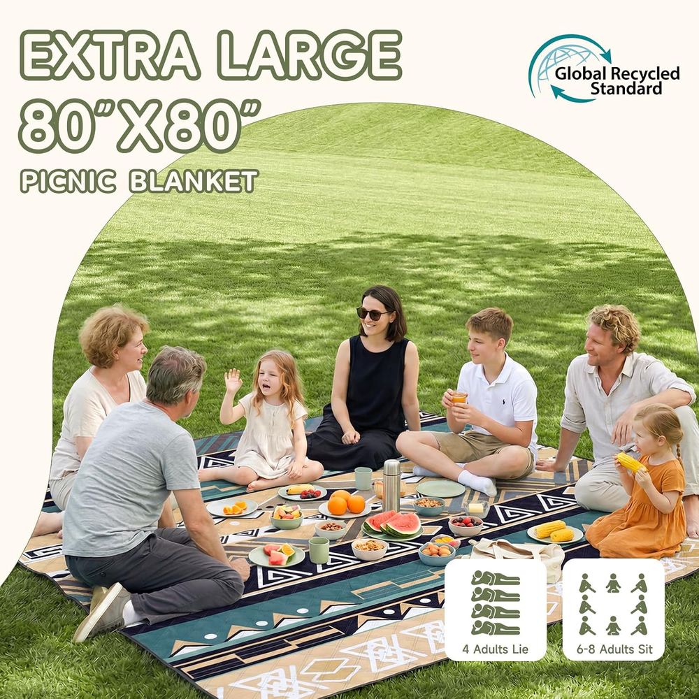 ผ้าห่มปิกนิก ผ้าปูชายหาดสำหรับ - Outdoor Camping And Glamping บทวิจารณ์และราคา