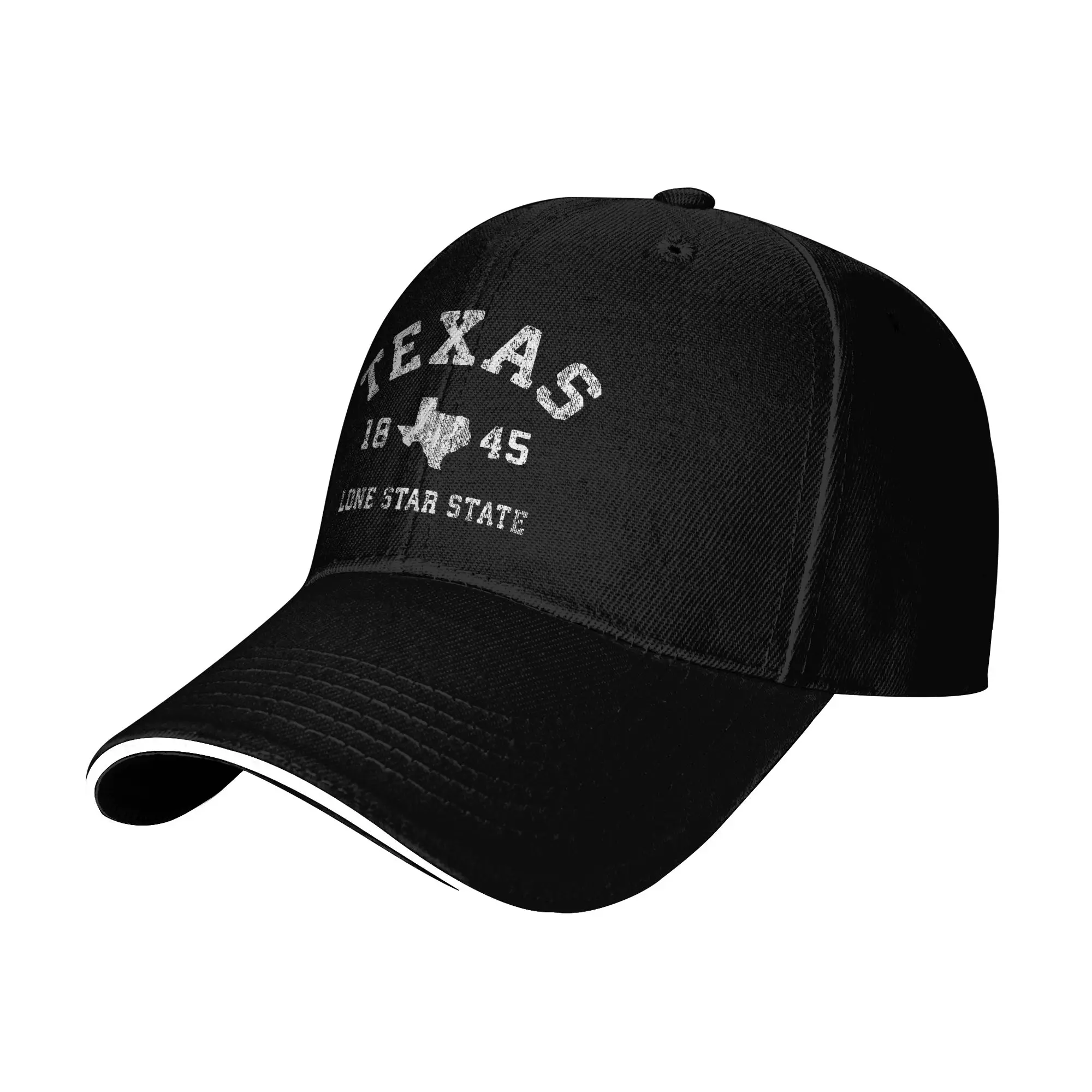 หมวกเบสบอลแบบวินเทจลายเท็กซัส  - Outdoor Camping In Texas บทวิจารณ์และราคา