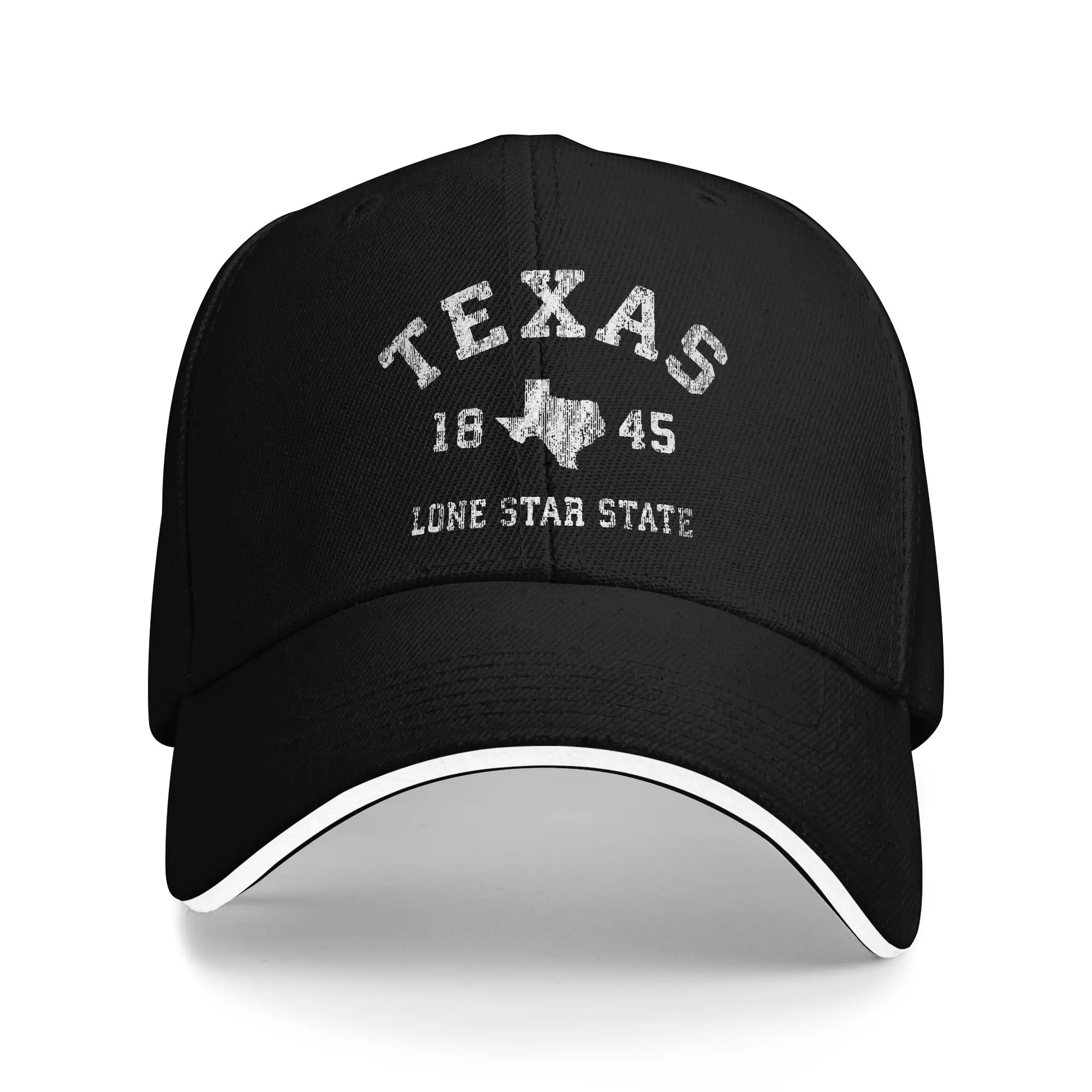 หมวกเบสบอลแบบวินเทจลายเท็กซัส  - Outdoor Camping In Texas บทวิจารณ์และราคา