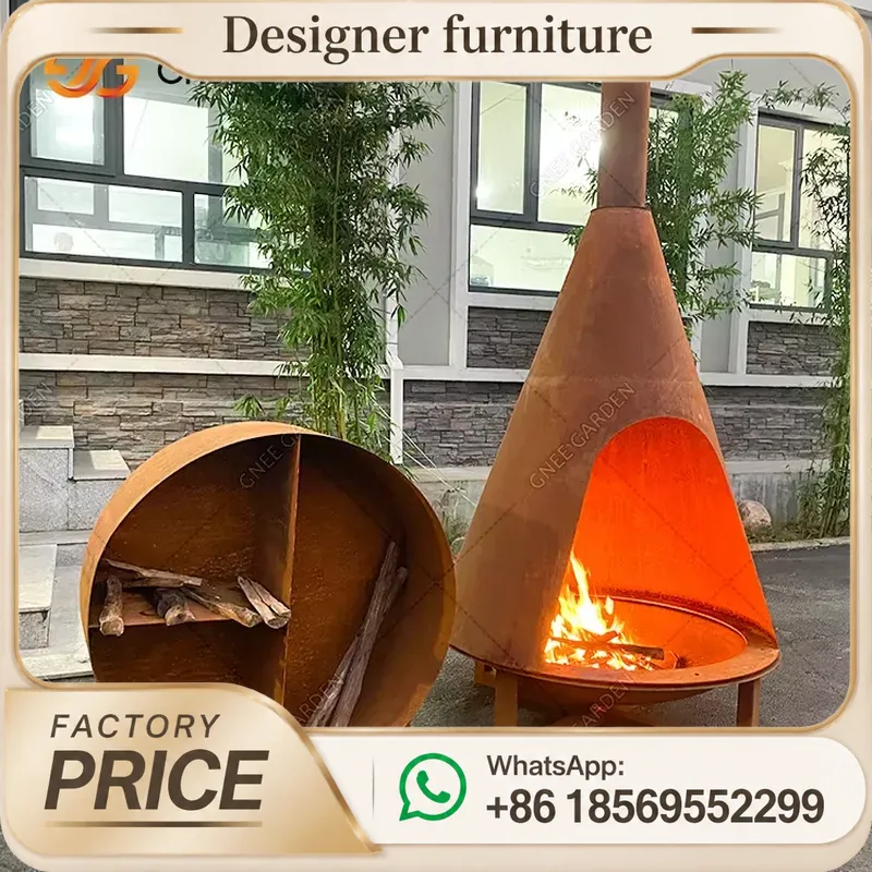 เตาเผาเม็ดไม้แบบพกพาพร้อมปล่อง - Outdoor Camping Furniture บทวิจารณ์และราคา