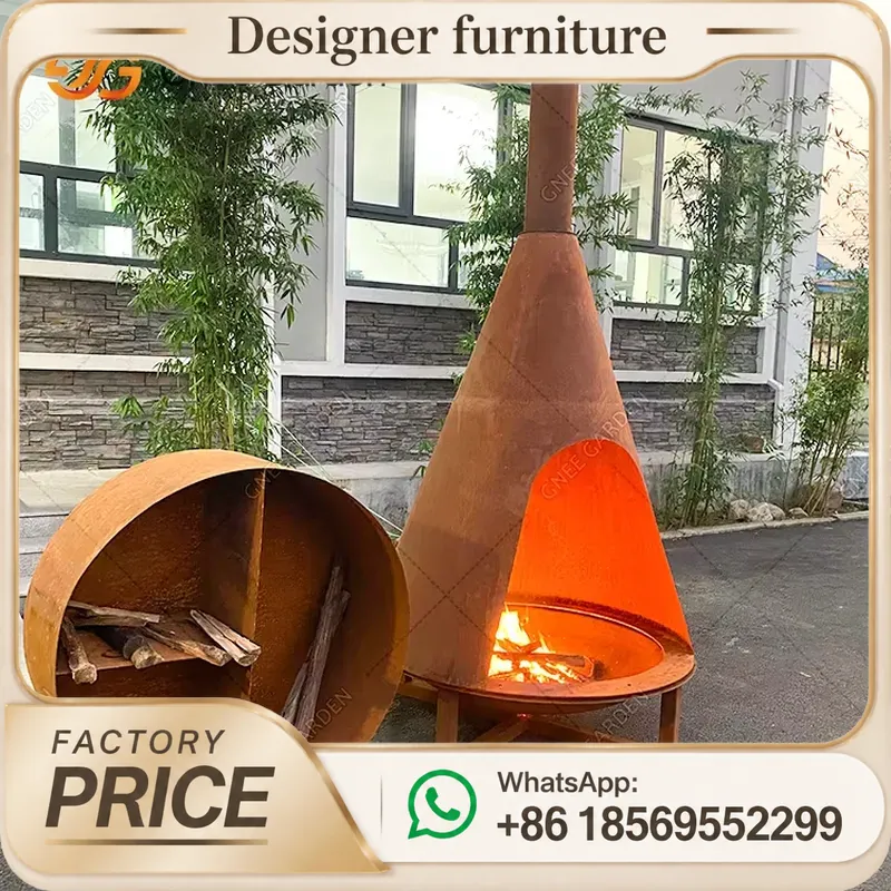 เตาเผาเม็ดไม้แบบพกพาพร้อมปล่อง - Outdoor Camping Furniture บทวิจารณ์และราคา