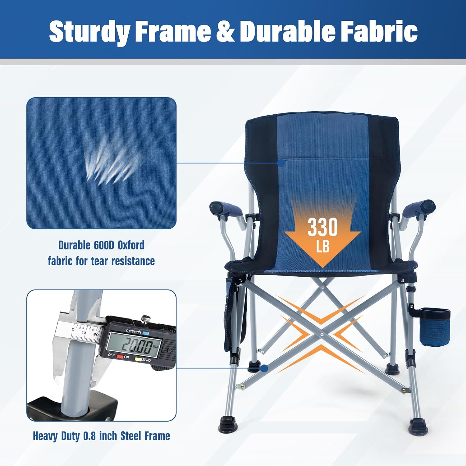 เก้าอี้พับสำหรับตั้งแคมป์ พกพา - Outdoor Camping Furniture บทวิจารณ์และราคา