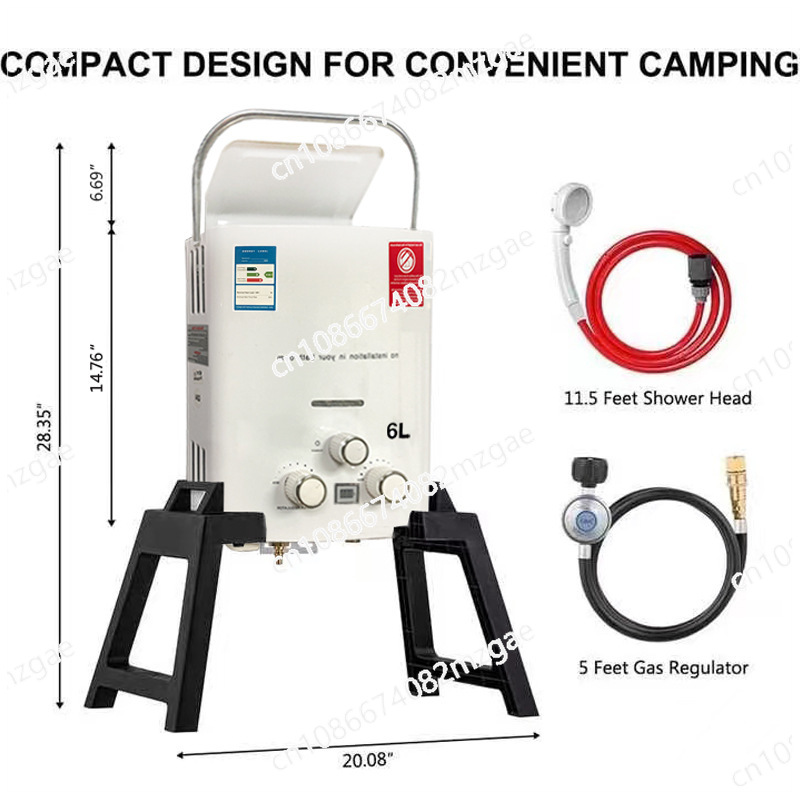 เครื่องทำน้ำอุ่นแบบไม่ใช้ถังสำ - Outdoor Camping Hot Water Shower บทวิจารณ์และราคา