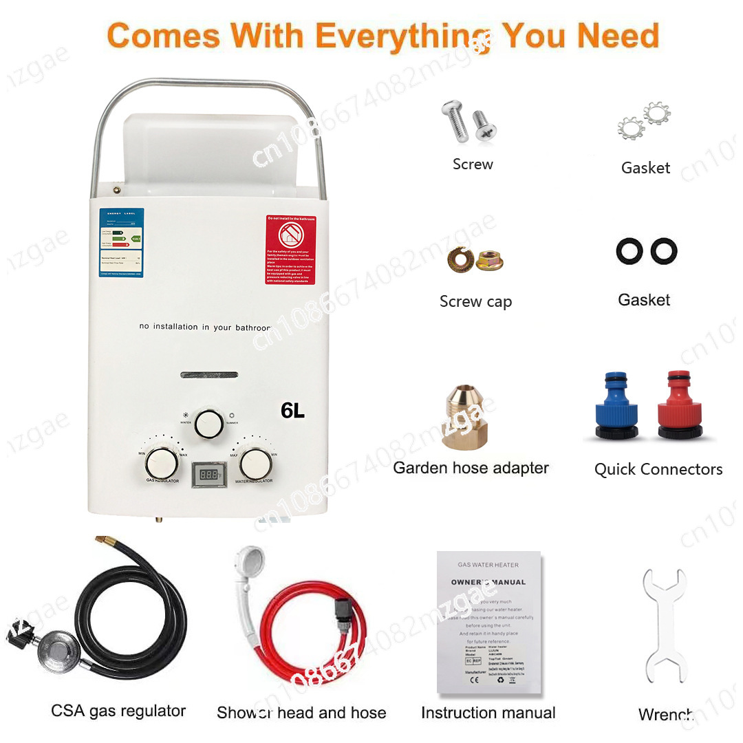 เครื่องทำน้ำอุ่นแบบไม่ใช้ถังสำ - Outdoor Camping Hot Water Shower บทวิจารณ์และราคา