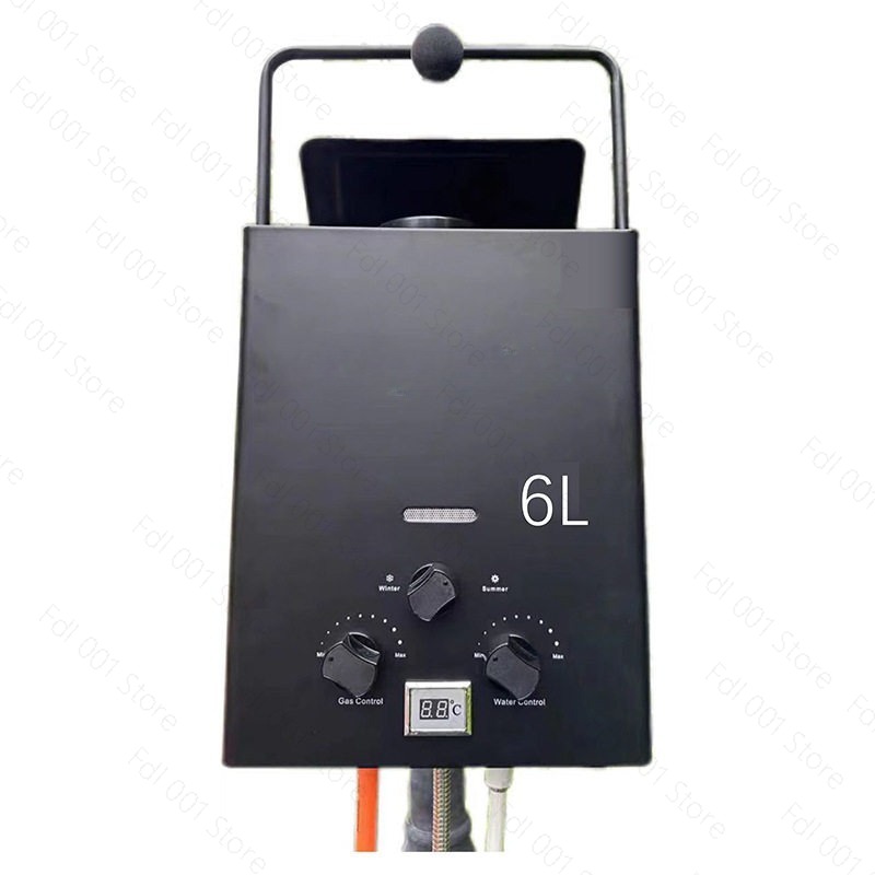 เครื่องทำน้ำอุ่นแก๊สแบบพกพา 6  - Outdoor Camping Hot Water Shower บทวิจารณ์และราคา