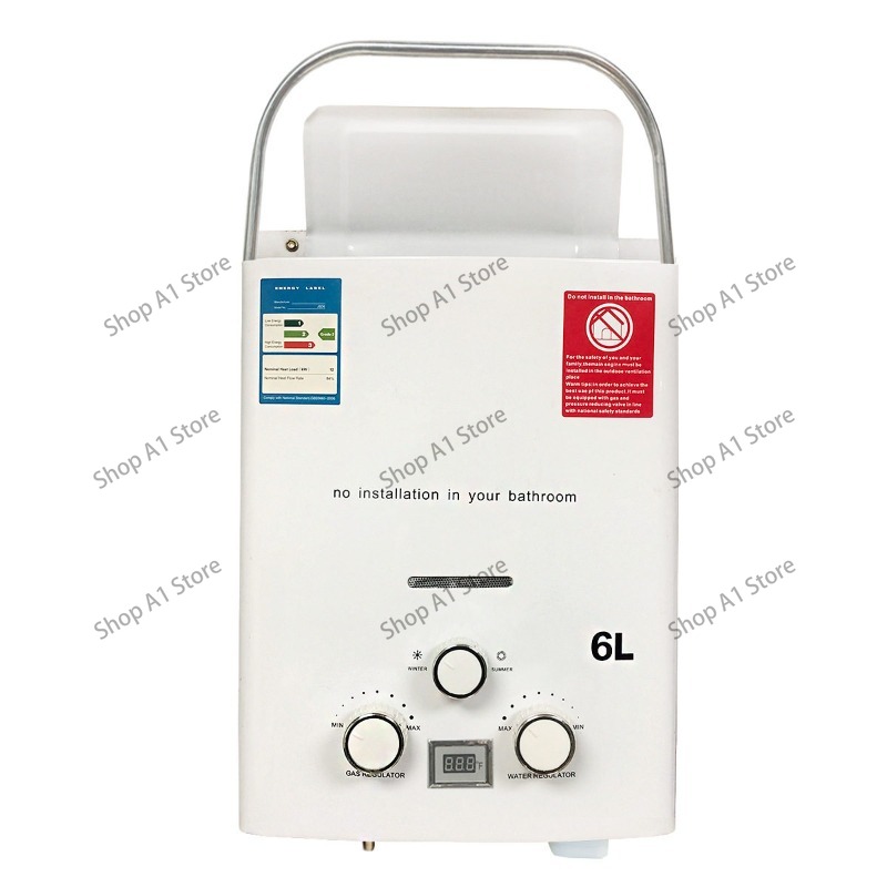 เครื่องทำน้ำอุ่น 6 ลิตร สำหรับ - Outdoor Camping Hot Water Shower บทวิจารณ์และราคา
