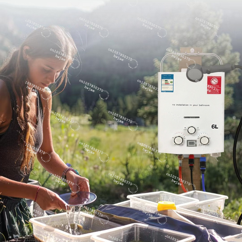 เครื่องทำน้ำร้อนแบบไม่ใช้ถังสำ - Outdoor Camping Hot Water Shower บทวิจารณ์และราคา