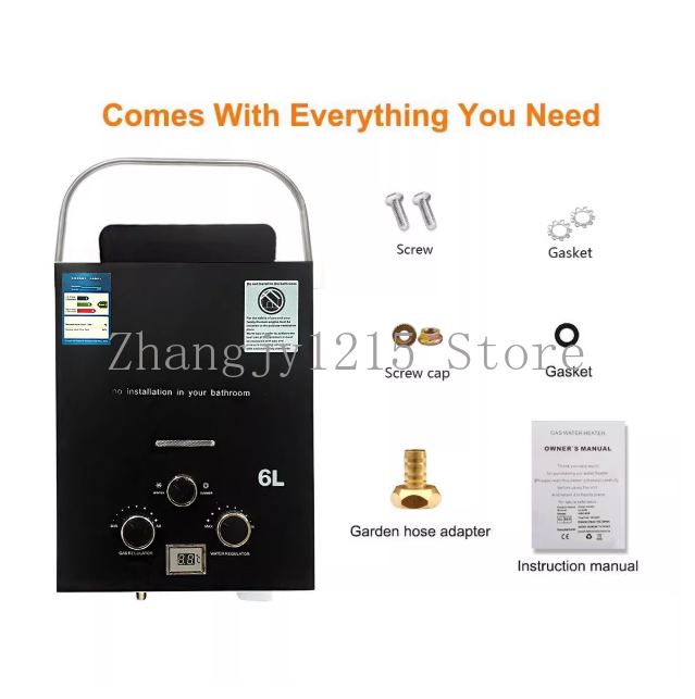 เครื่องทำน้ำอุ่นแก๊ส LPG แบบไม - Outdoor Camping Hot Water Shower บทวิจารณ์และราคา