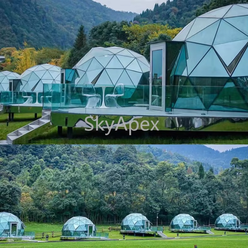เต็นท์โดมทรงจีโอเดสิกกระจกใสกั - Outdoor Camping And Glamping บทวิจารณ์และราคา