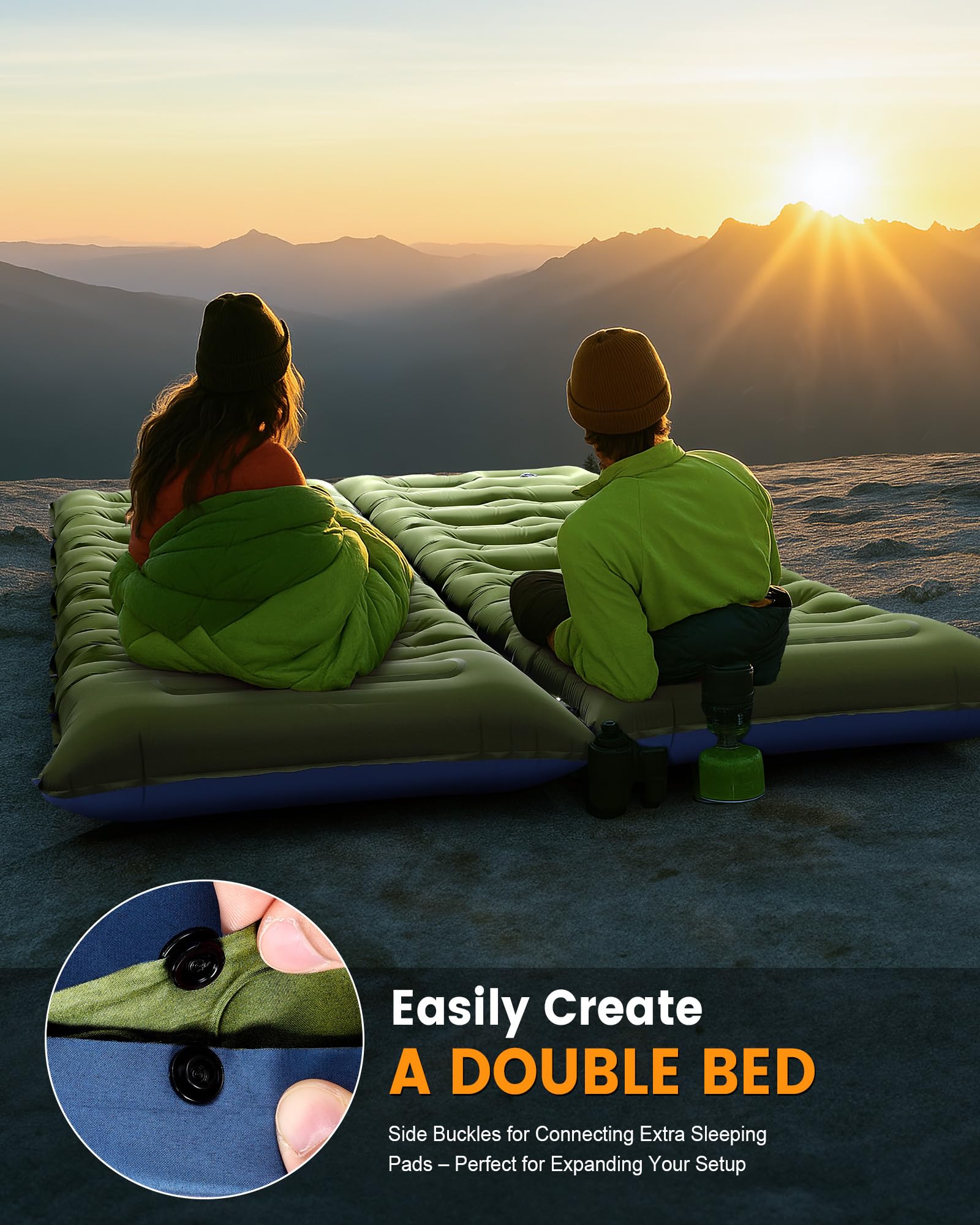 ที่นอนเป่าลมสำหรับตั้งแคมป์แบบ - Inflatable Mattress บทวิจารณ์และราคา