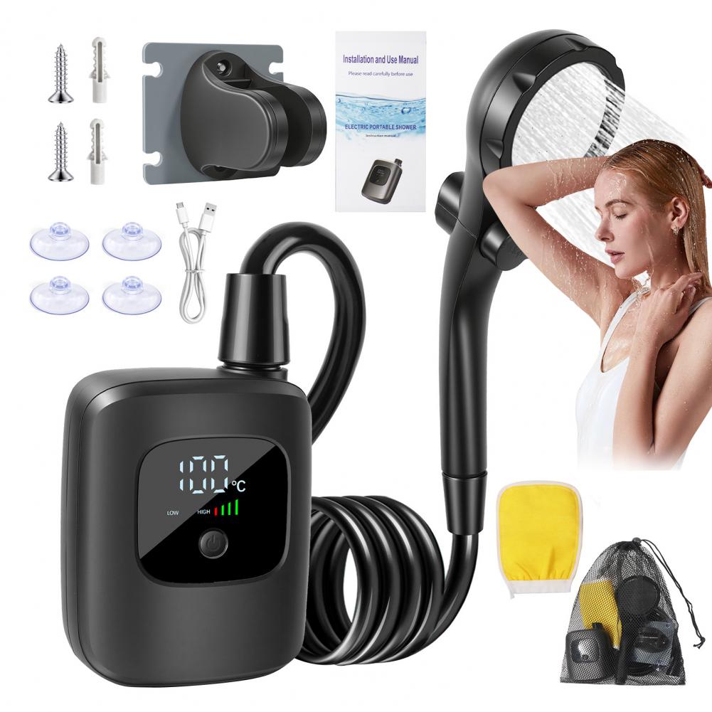 ฝักบัวพกพาสำหรับตั้งแคมป์พร้อม - Portable Camping Shower บทวิจารณ์และราคา
