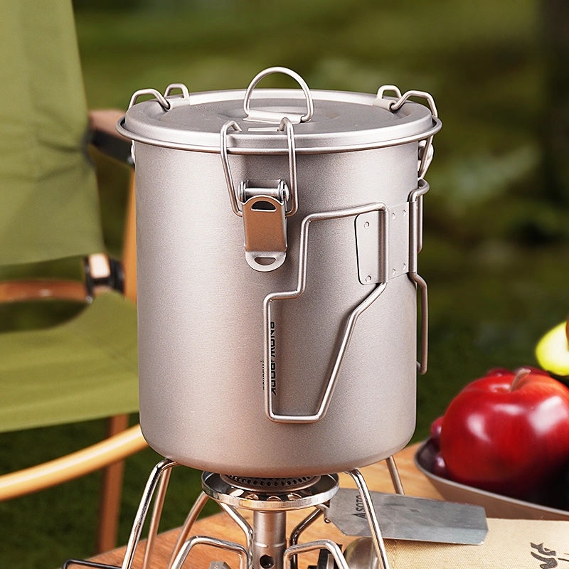หม้อหุงข้าวไทเทเนียมบริสุทธิ์แ - Outdoor Camping Gear Brands บทวิจารณ์และราคา