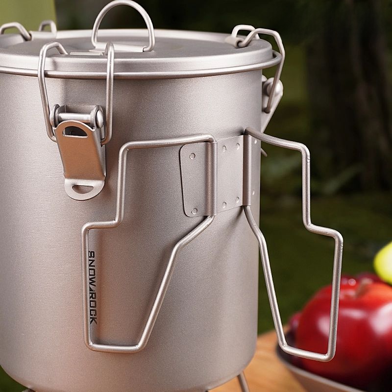 หม้อหุงข้าวไทเทเนียมบริสุทธิ์แ - Outdoor Camping Gear Brands บทวิจารณ์และราคา