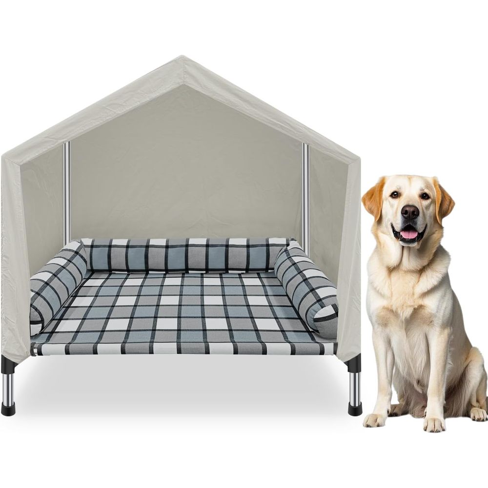 บ้านนอนสัตว์เลี้ยงแบบยกพื้น -  - Camping Outdoor Or Indoor บทวิจารณ์และราคา