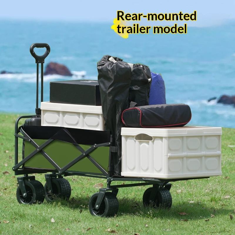 รถเข็นอเนกประสงค์แบบพับได้ 4 ล - Outdoor Camping Furniture บทวิจารณ์และราคา