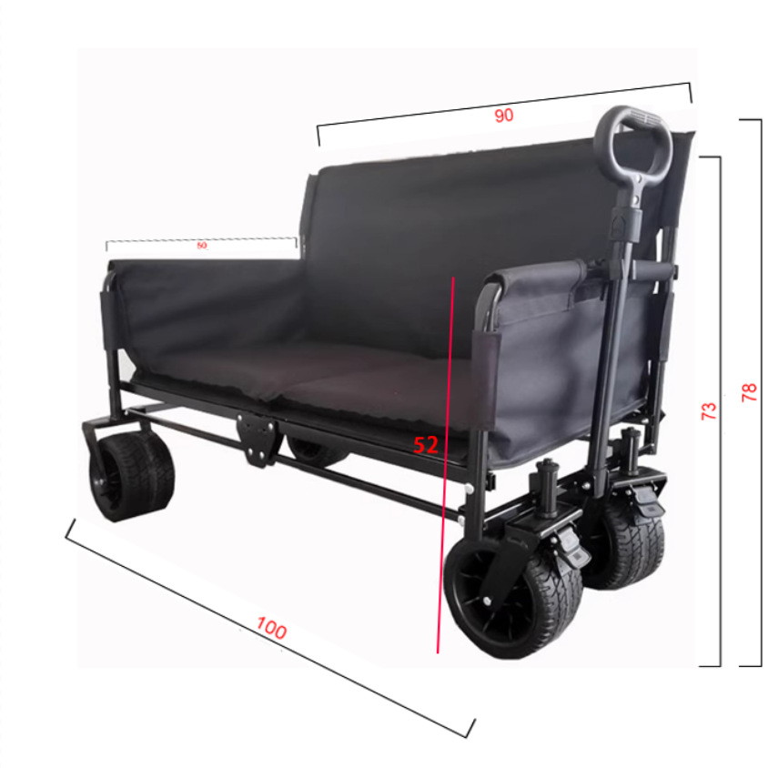 รถเข็นพับได้อเนกประสงค์ JXFT ส - Outdoor Camping Furniture บทวิจารณ์และราคา