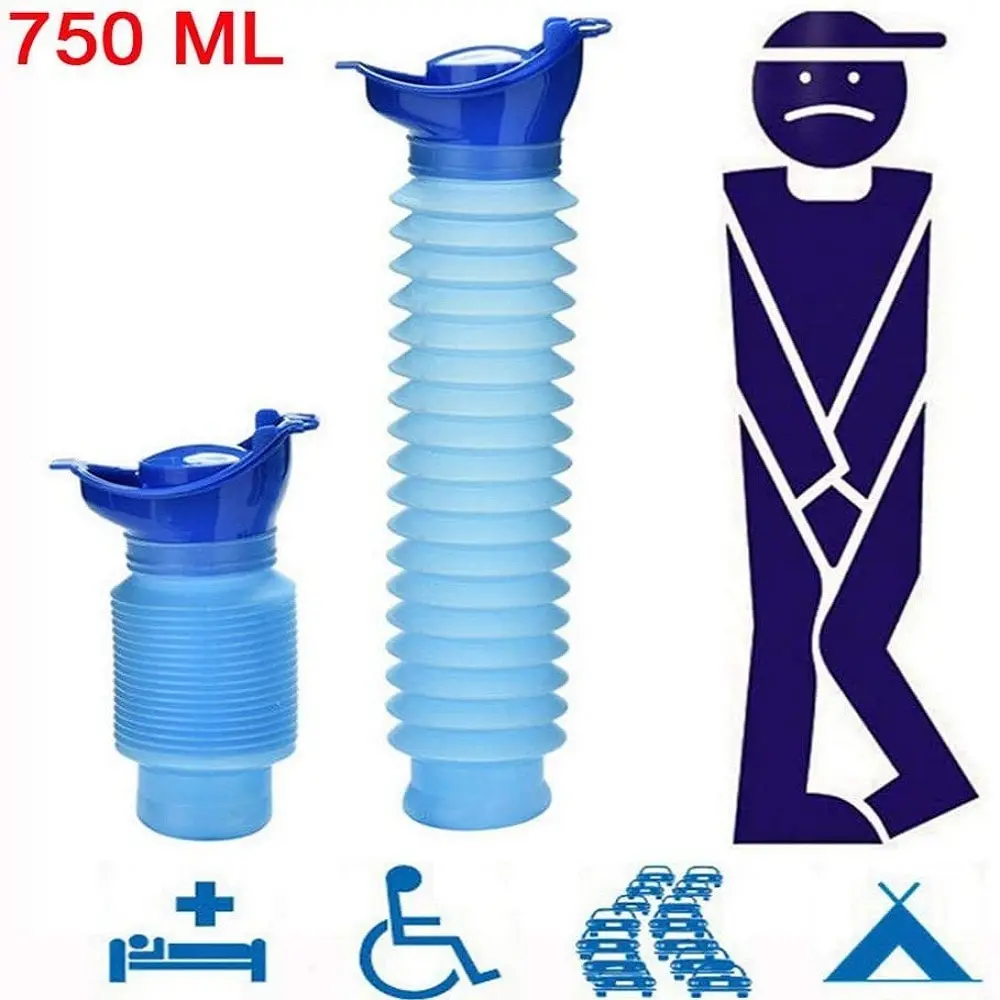 750ml กลางแจ้งแบบพกพารถปัสสาวะ - Outdoor Camping Urinal บทวิจารณ์และราคา