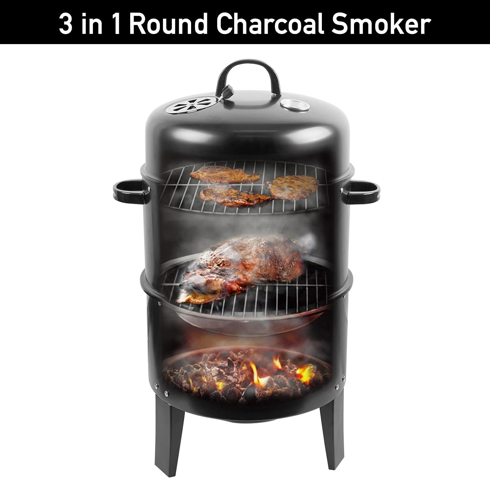 แนวตั้งย่างบาร์บีคิวหม้อหุงข้า - Outdoor Camping Fire Pit บทวิจารณ์และราคา