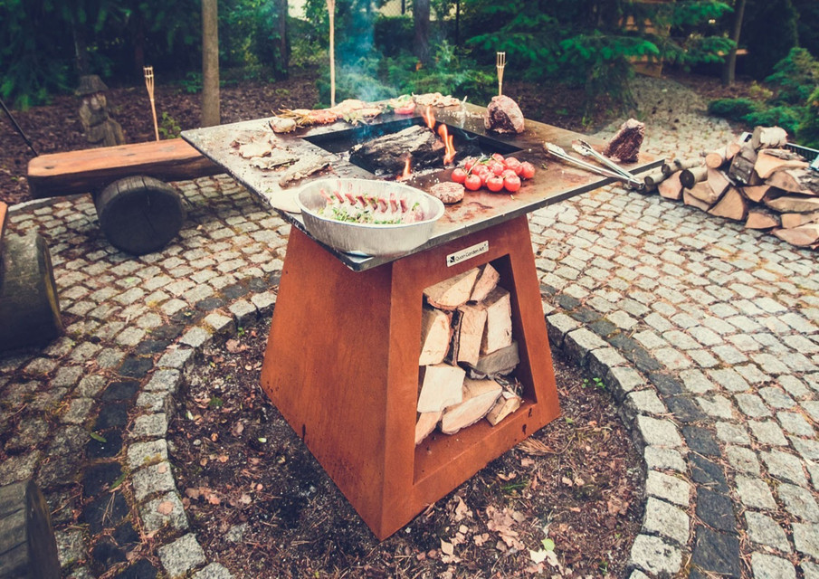 เตาย่างบาร์บีคิวถ่านสำหรับตั้ง - Outdoor Camping Fire Pit บทวิจารณ์และราคา