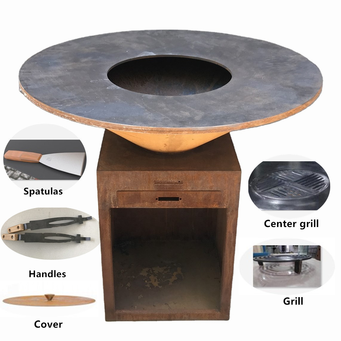 เตาย่างบาร์บีคิวถ่านสำหรับตั้ง - Outdoor Camping Fire Pit บทวิจารณ์และราคา