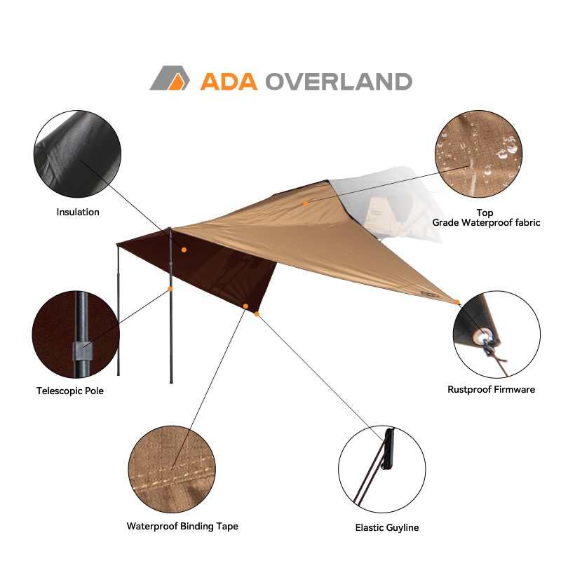 เต็นท์กันน้ำแบบผ้าใบอ็อกซ์ฟอร์ - Outdoor Camping Canopy บทวิจารณ์และราคา