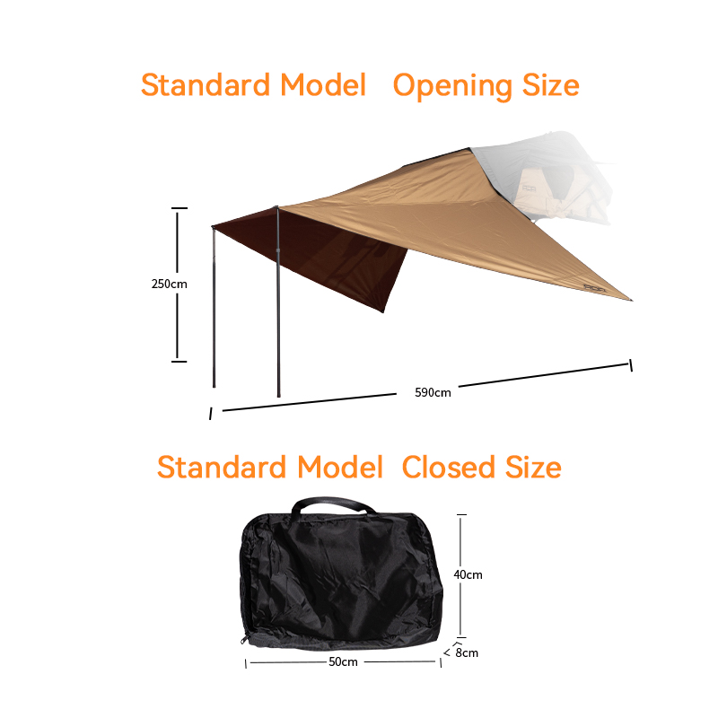 เต็นท์กันน้ำแบบผ้าใบอ็อกซ์ฟอร์ - Outdoor Camping Canopy บทวิจารณ์และราคา