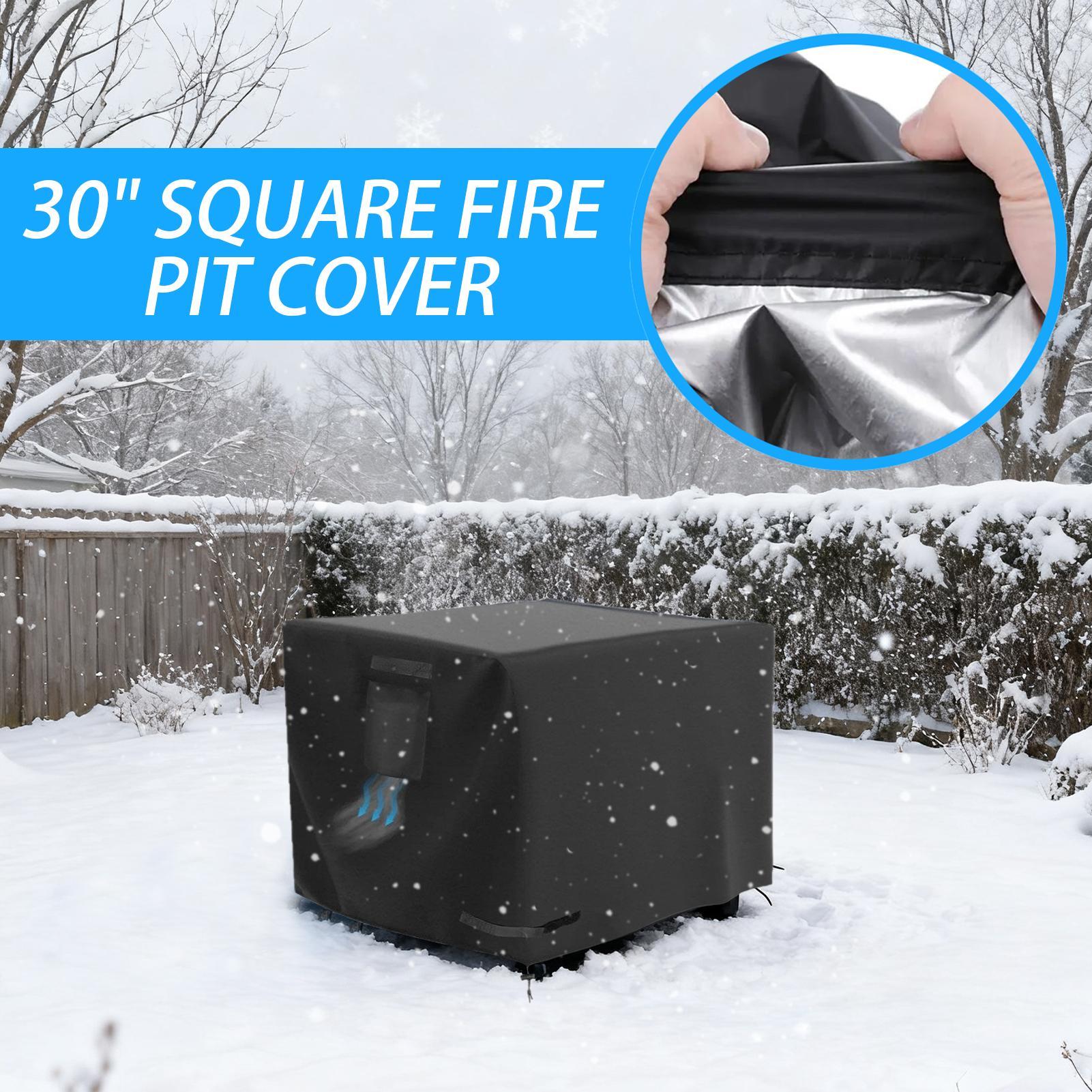 ผ้าคลุมเตาไฟทรงสี่เหลี่ยม ขนาด - Outdoor Camping Fire Pit บทวิจารณ์และราคา