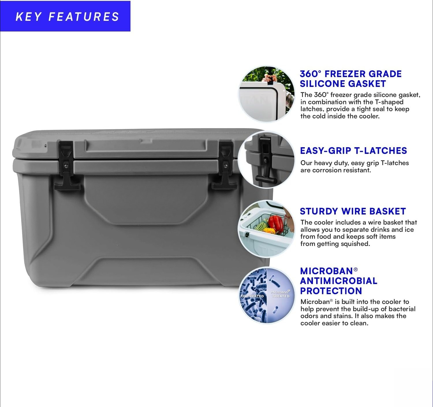 กล่องเก็บความเย็นแบบแข็งผลิตด้ - Outdoor Activities In Camping บทวิจารณ์และราคา