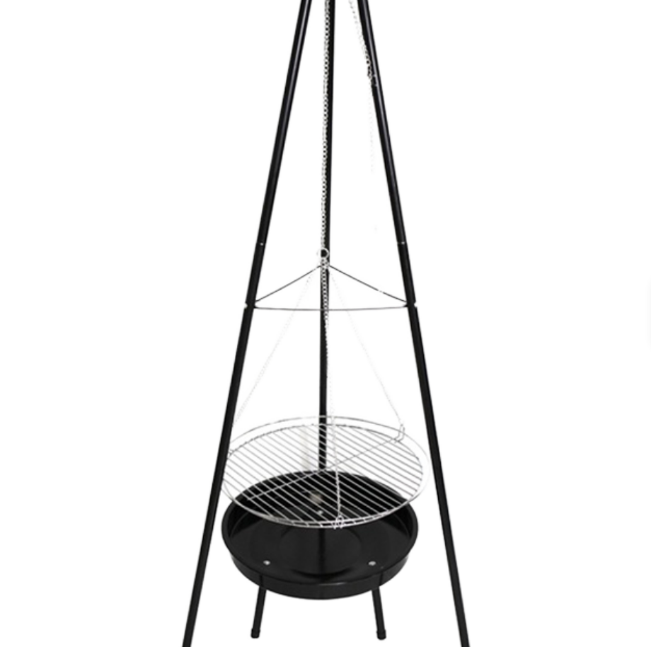 เตาบาร์บีคิวแบบแขวนขาตั้งสามขา - Outdoor Camping Fire Pit บทวิจารณ์และราคา