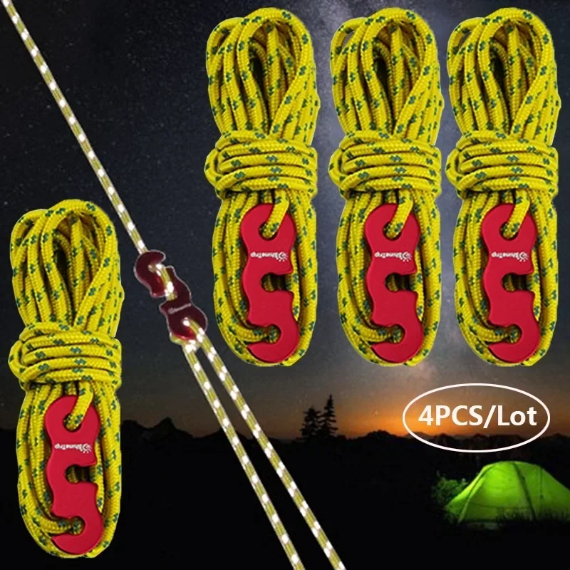 เชือกเต็นท์แคมป์ปิ้งที่ทนทาน 4 - Outdoor Camping Canopy บทวิจารณ์และราคา
