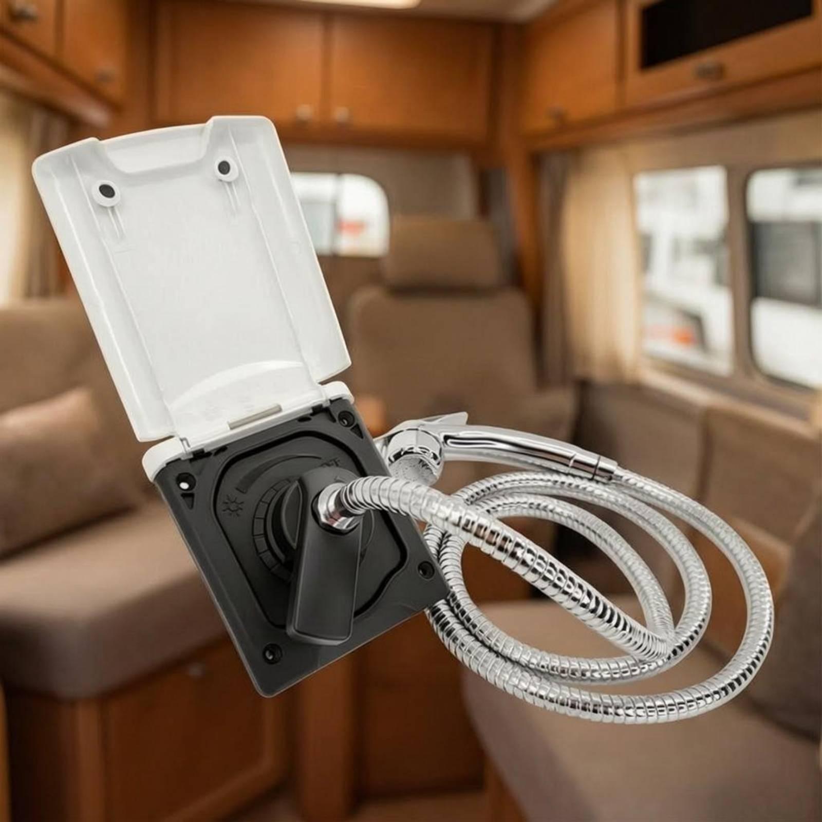 ชุดหัวฝักบัวติดผนัง ระบบฝักบัว - Portable Camping Shower บทวิจารณ์และราคา