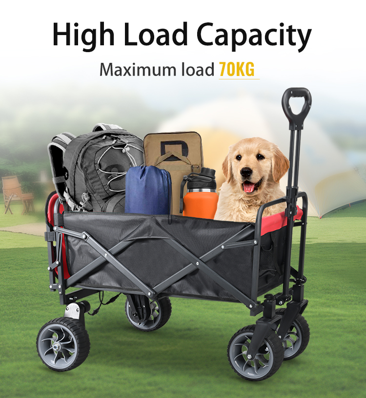 รถเข็นแคมป์ปิ้งไฟฟ้าพับได้ แบต - Outdoor Camping Furniture บทวิจารณ์และราคา