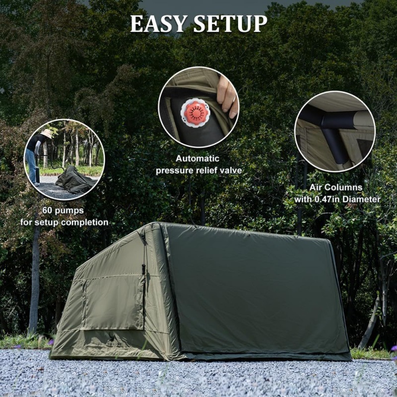 เต็นท์แคมป์ปิ้งอัตโนมัติพองลมส - Outdoor Camping Furniture บทวิจารณ์และราคา