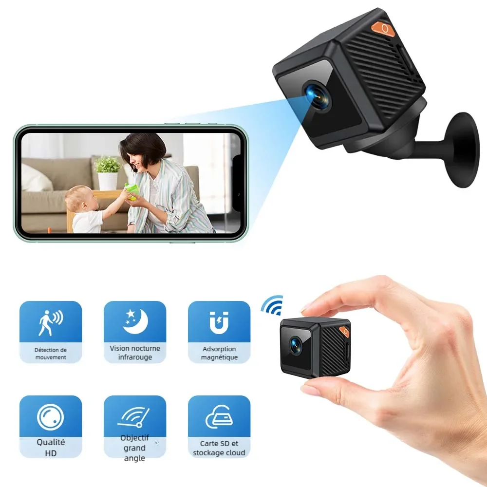 กล้องวงจรปิดขนาดเล็ก W02 1080P - Outdoor Camping Videos บทวิจารณ์และราคา