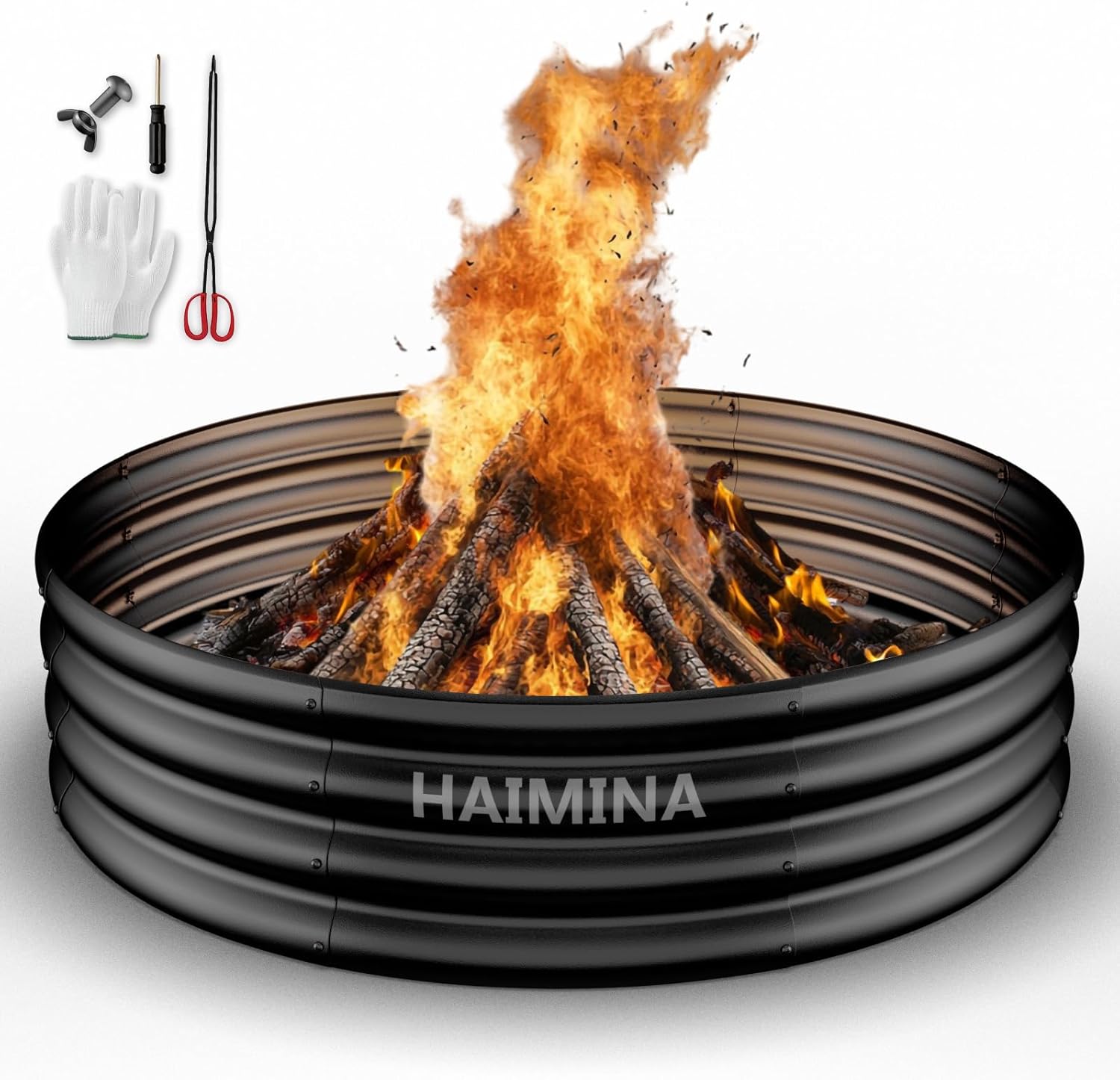 วงแหวนเตาไฟขนาด 36 นิ้ว สำหรับ - Outdoor Camping Fire Pit บทวิจารณ์และราคา