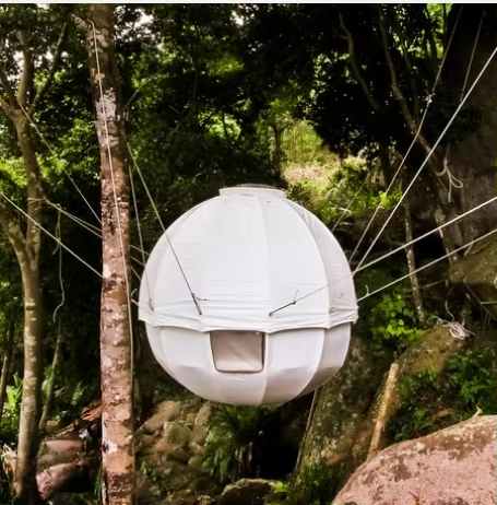 เต็นท์แกลมปิ้งทรงกลมแบบแขวนกัน - Outdoor Camping And Glamping บทวิจารณ์และราคา