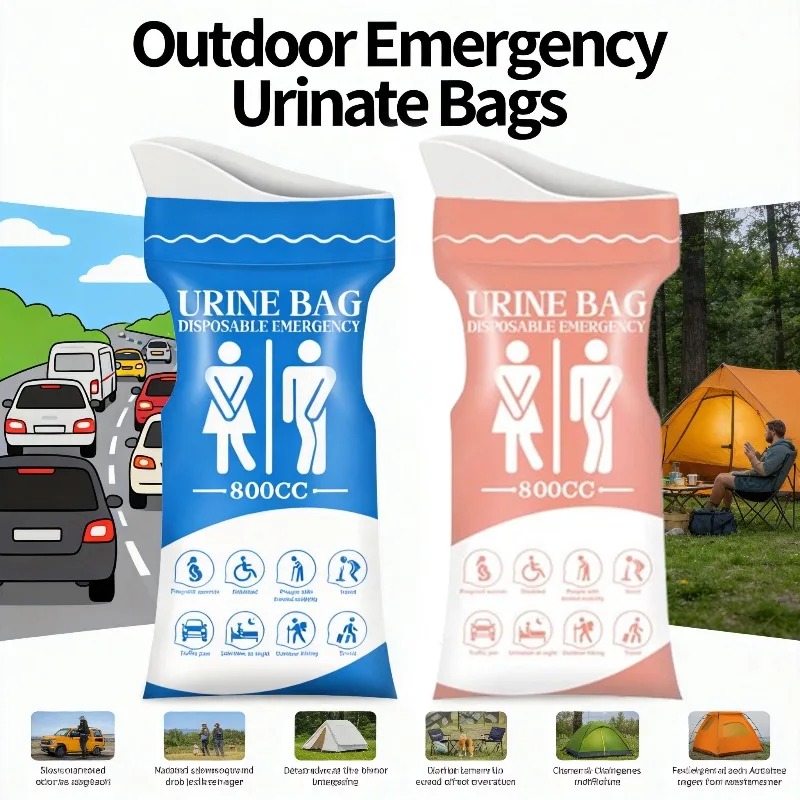 ถุงปัสสาวะฉุกเฉินแบบใช้แล้วทิ้ - Outdoor Camping Urinal บทวิจารณ์และราคา