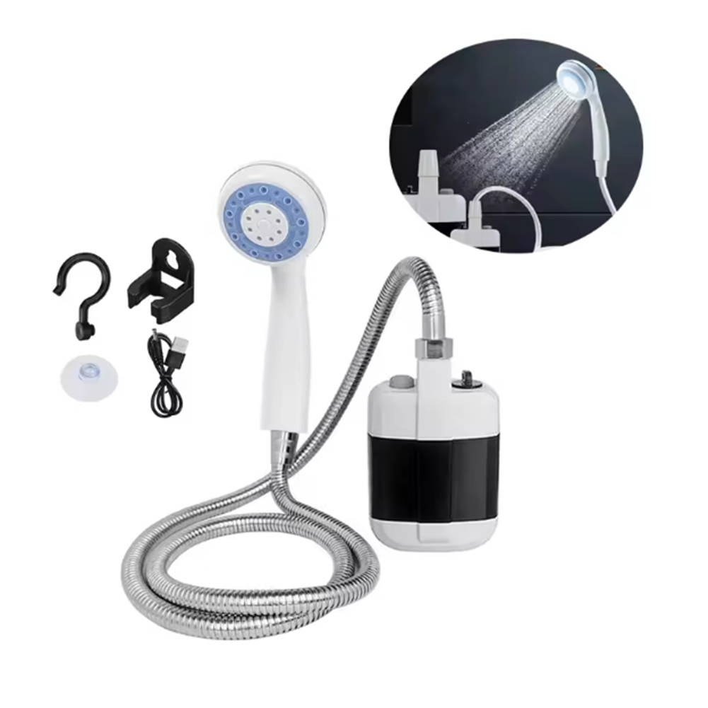 ฝักบัวพกพาแบบไฟฟ้าสำหรับตั้งแค - Portable Camping Shower บทวิจารณ์และราคา