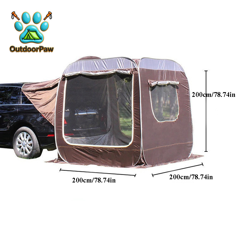 เต็นท์ท้ายรถแบบขยายอัตโนมัติ ส - Outdoor Camping Canopy บทวิจารณ์และราคา