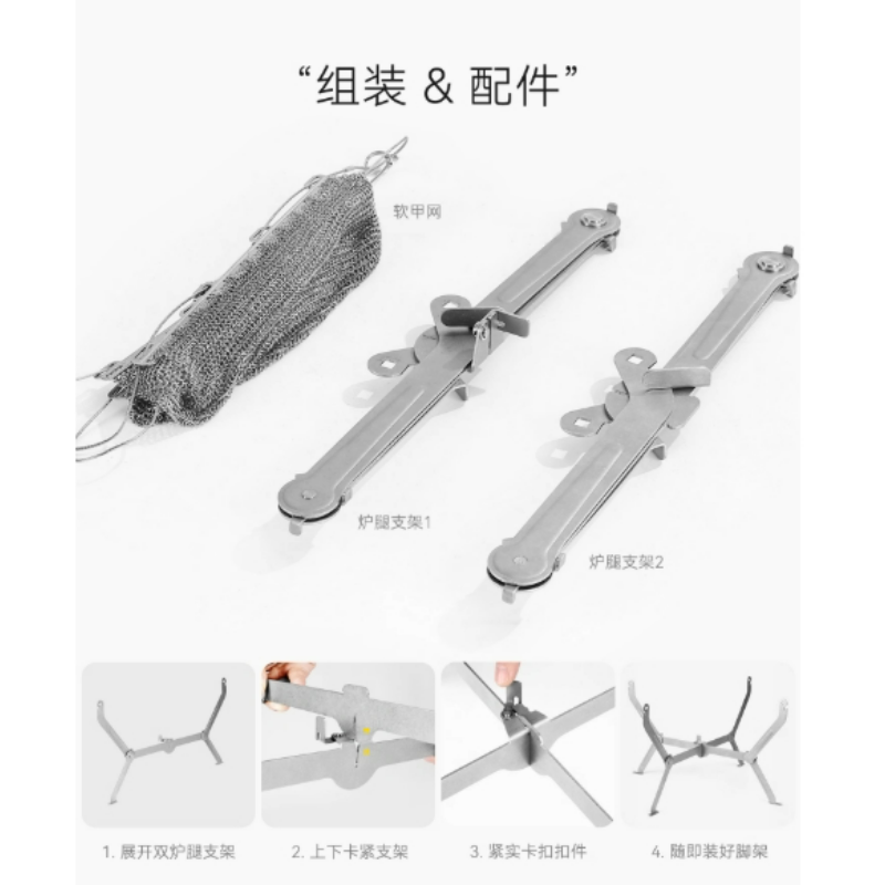 เตาบาร์บีคิวพับได้แบบพกพาสำหรั - Outdoor Camping Fire Pit บทวิจารณ์และราคา