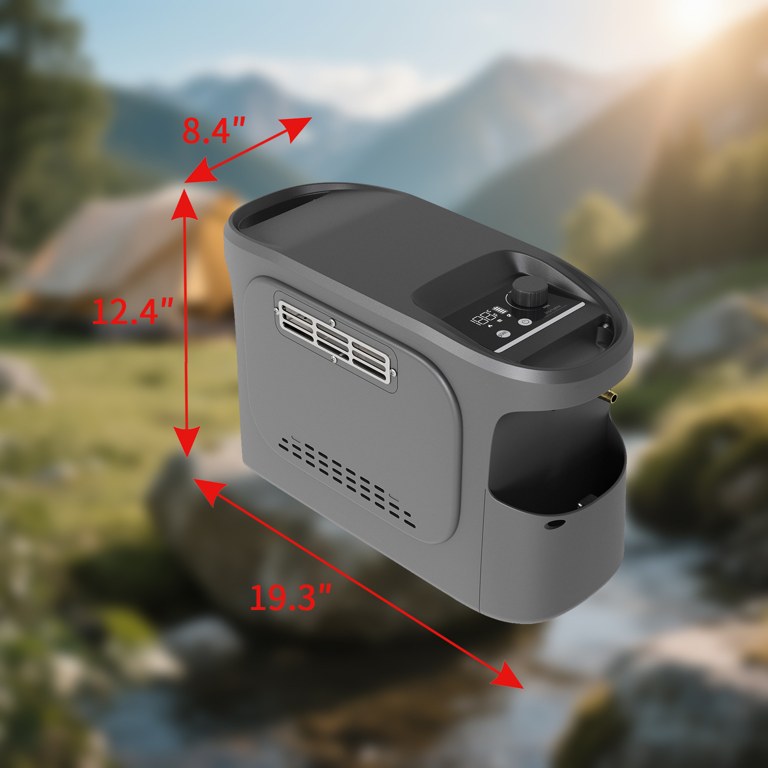 เครื่องทำน้ำอุ่นแก๊สแบบพกพา 3  - Portable Camping Shower บทวิจารณ์และราคา